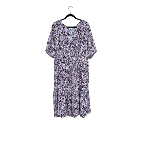 Beach Lunch Lounge Collection, 100% Rayon Floral Dress, XL - Picture 1 of 5